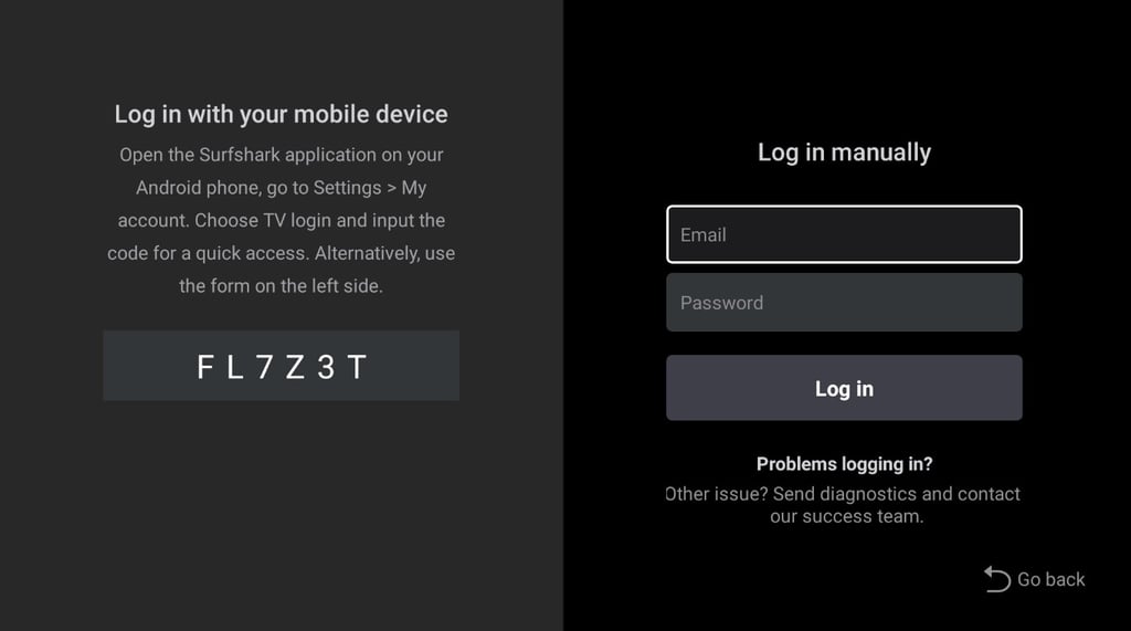 Fire Stick tv login